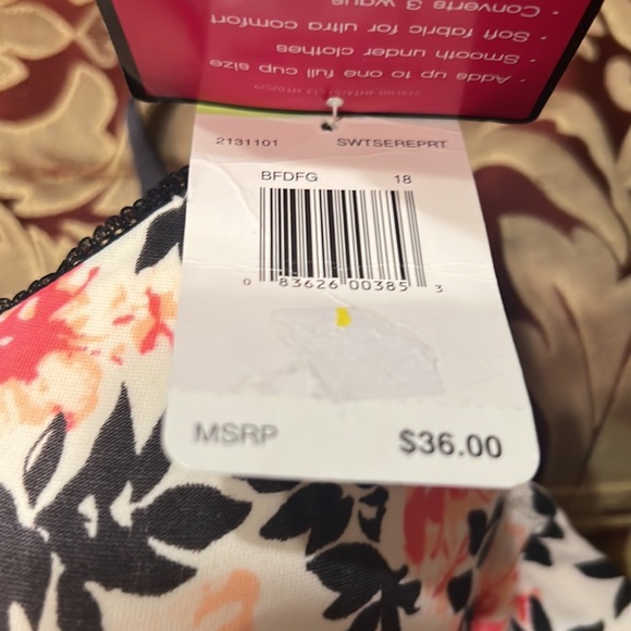 COPY - Brand new Lily of France ego-boost women’s bra, brassiere 38B floral - Picture 3 of 5
